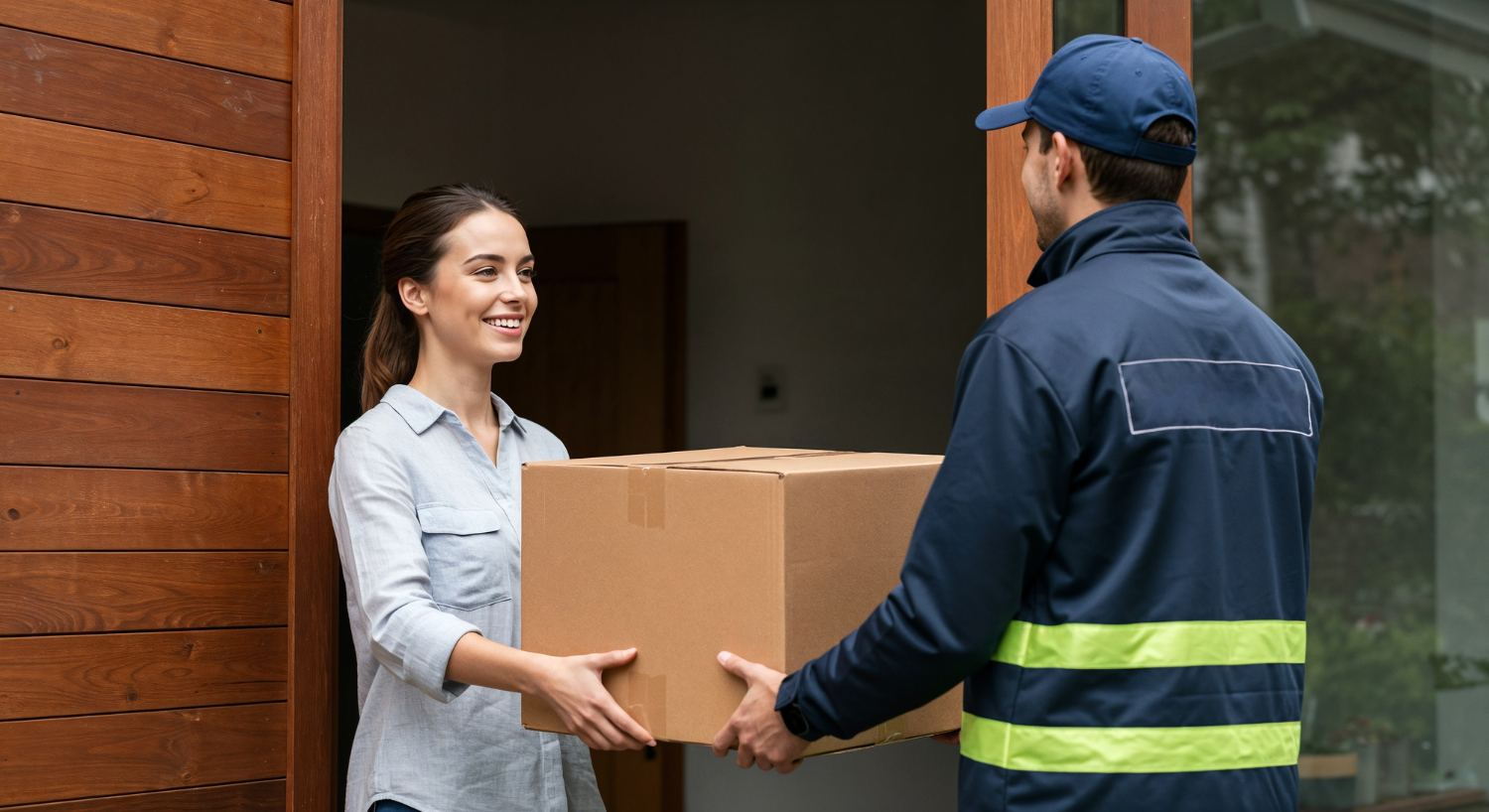 Door-to-door cargo delivery from pickup to final delivery
